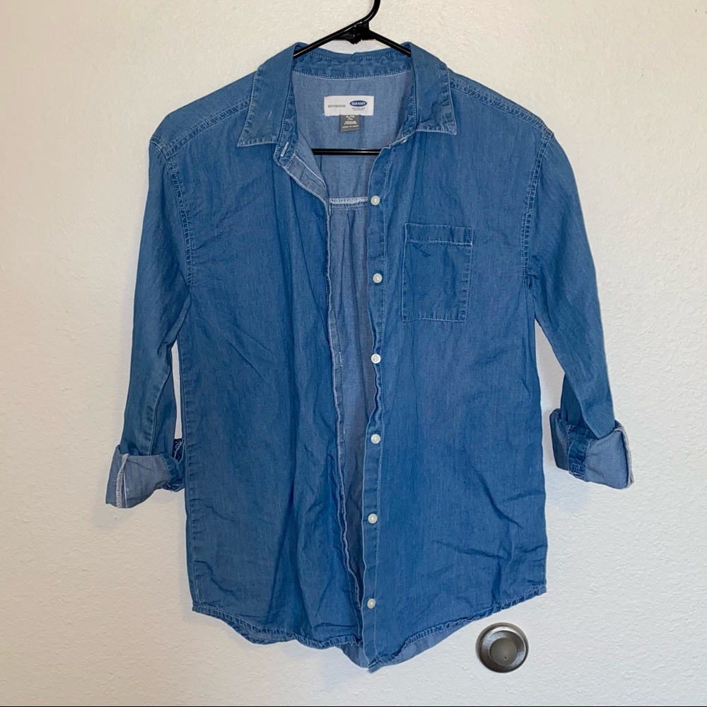 Denim Button Down Shirt